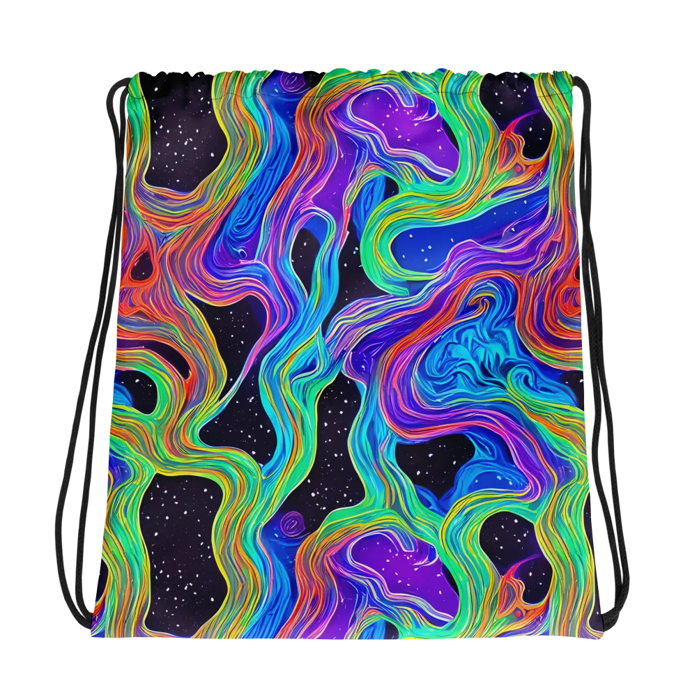 Infinite Chromatics on Drawstring Bag — Photo