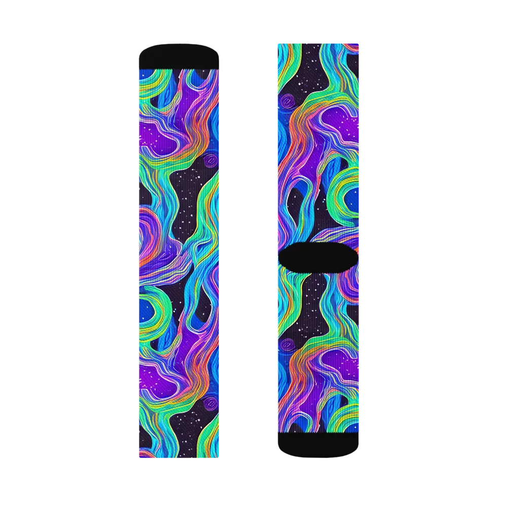 Infinite Chromatics on Socks — Left Sock
