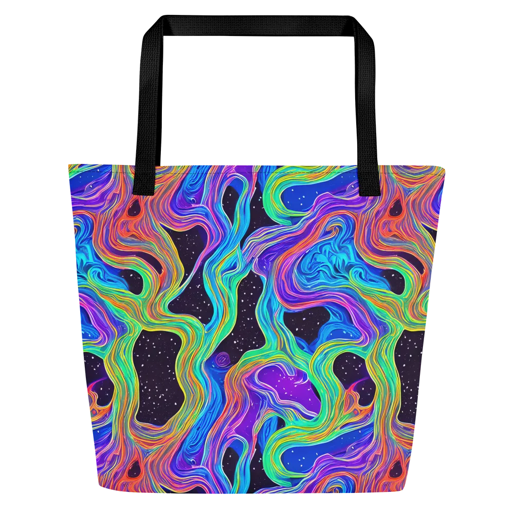 Infinite Chromatics on Large Tote Bag W/ Pocket — Front