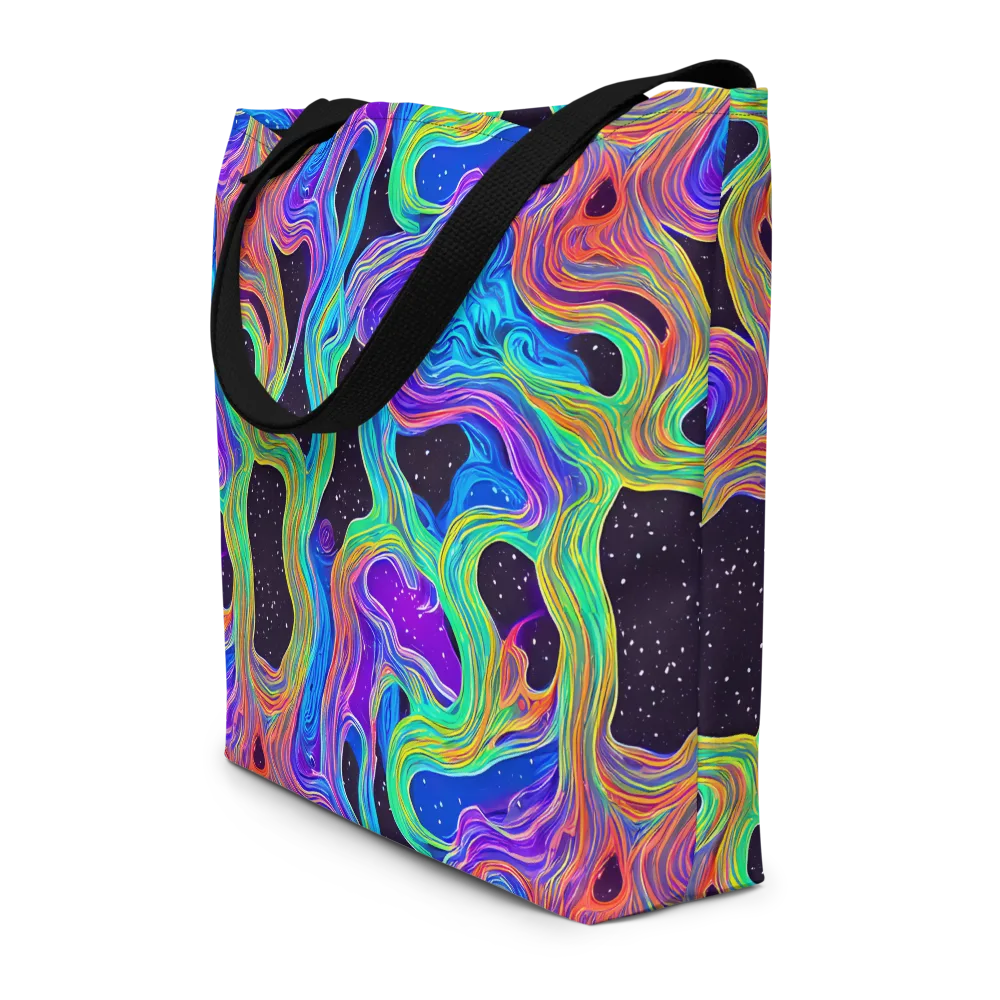 Infinite Chromatics on Large Tote Bag W/ Pocket — Front