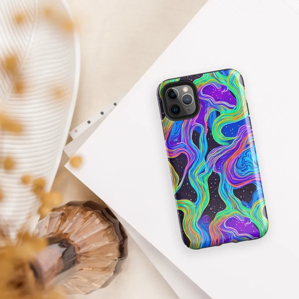 Infinite Chromatics on Tough Case for iPhone® — Front