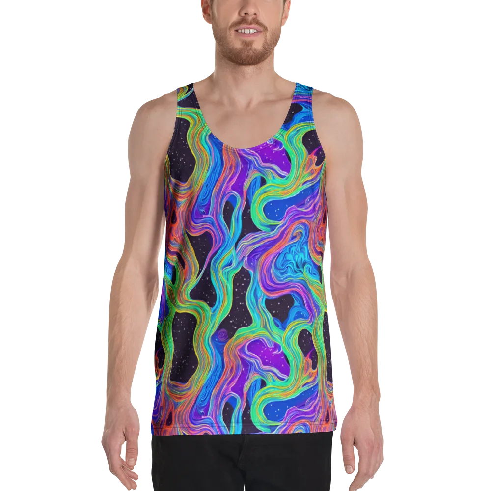 Infinite Chromatics on Men's Tank Top — Front