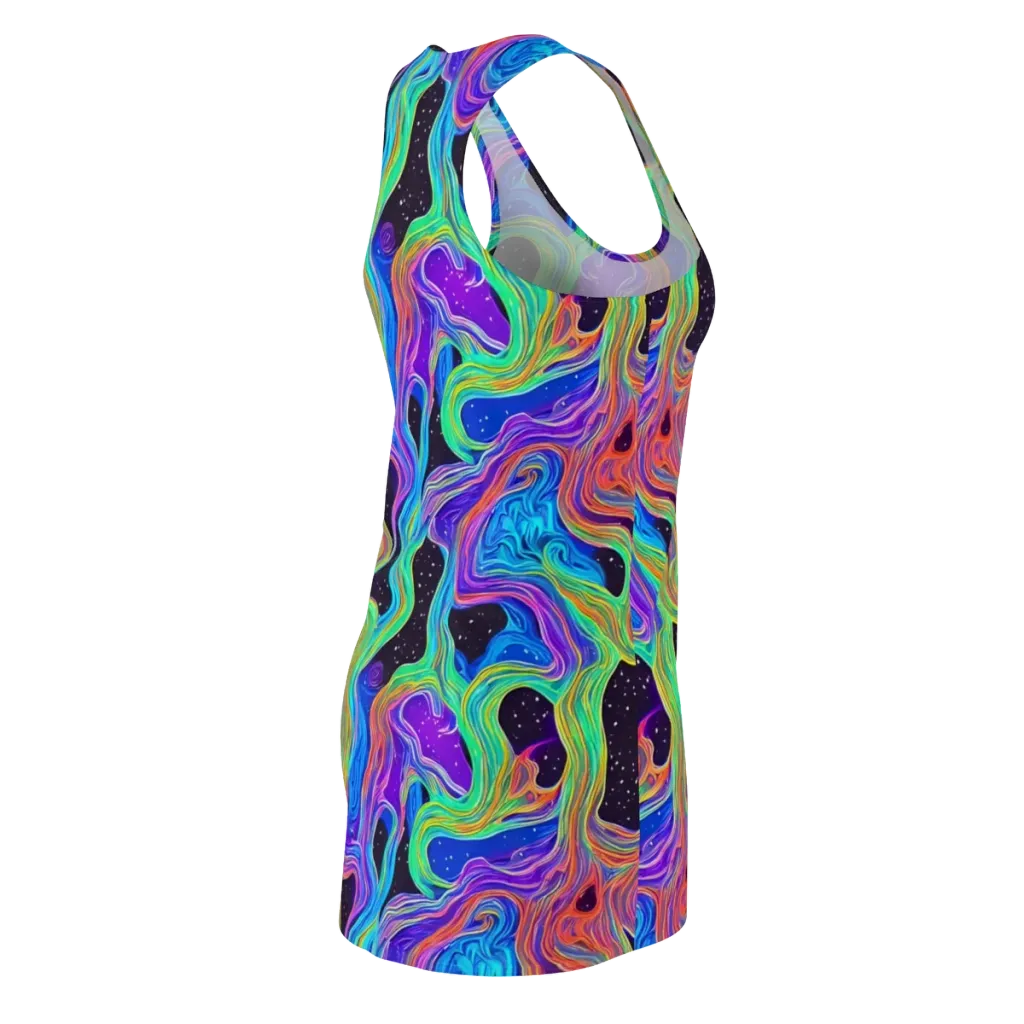Infinite Chromatics on Racerback Dress — Back Side