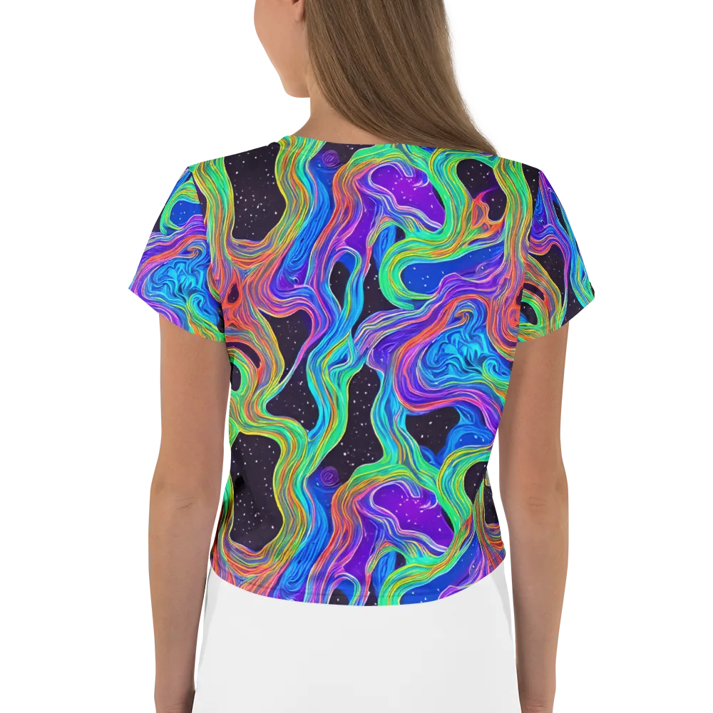 Infinite Chromatics on Crop Tee — Back