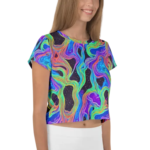 Infinite Chromatics on a Crop Tee