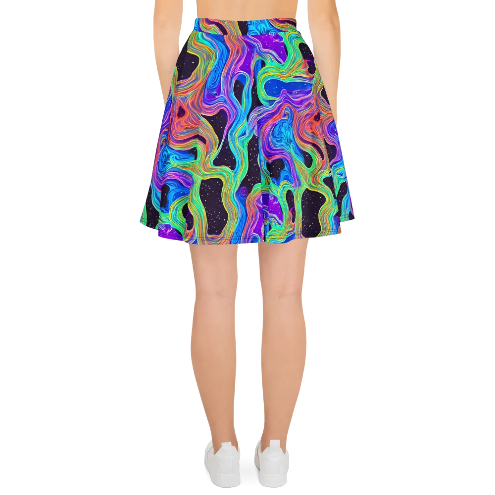 Infinite Chromatics on Skater Skirt — Back