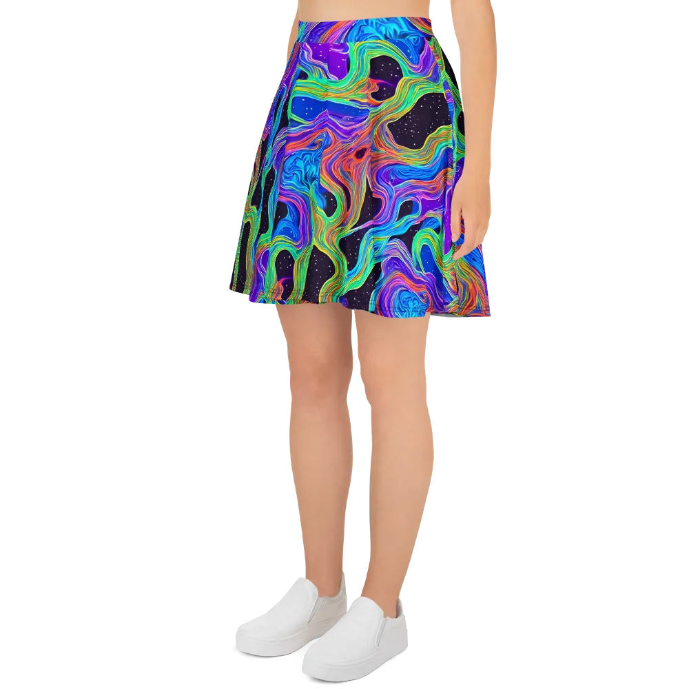 Infinite Chromatics on Skater Skirt — Left