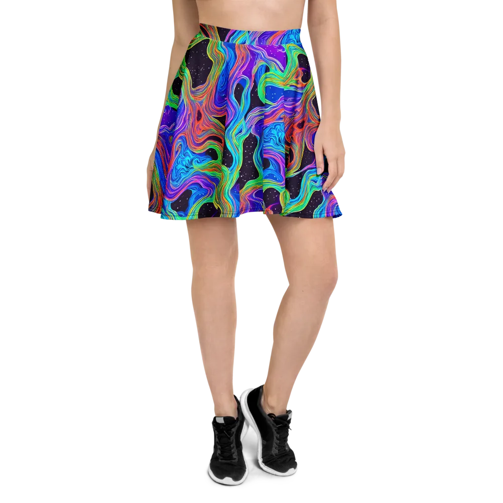 Infinite Chromatics on Skater Skirt — Front