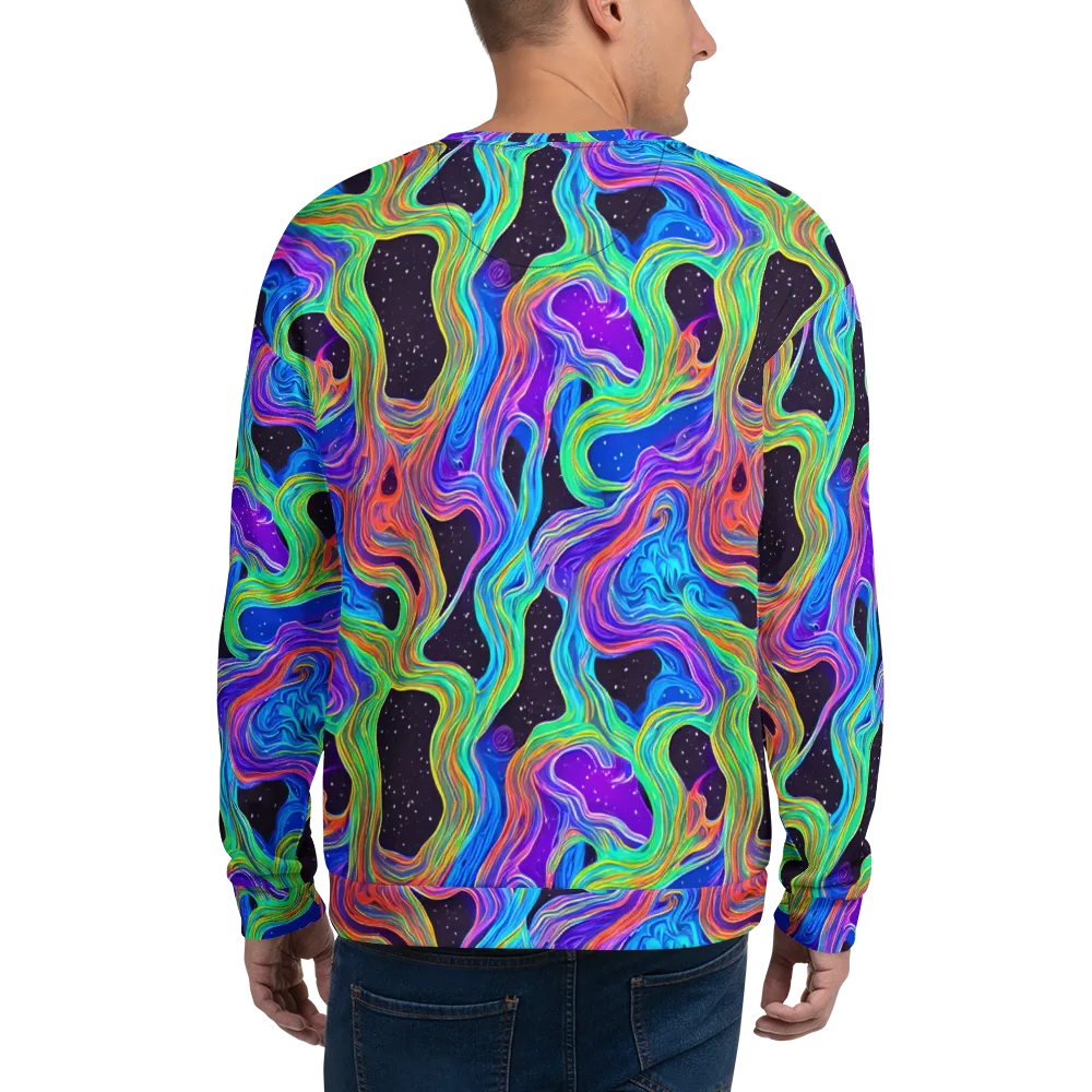 Infinite Chromatics on Sweatshirt — Back