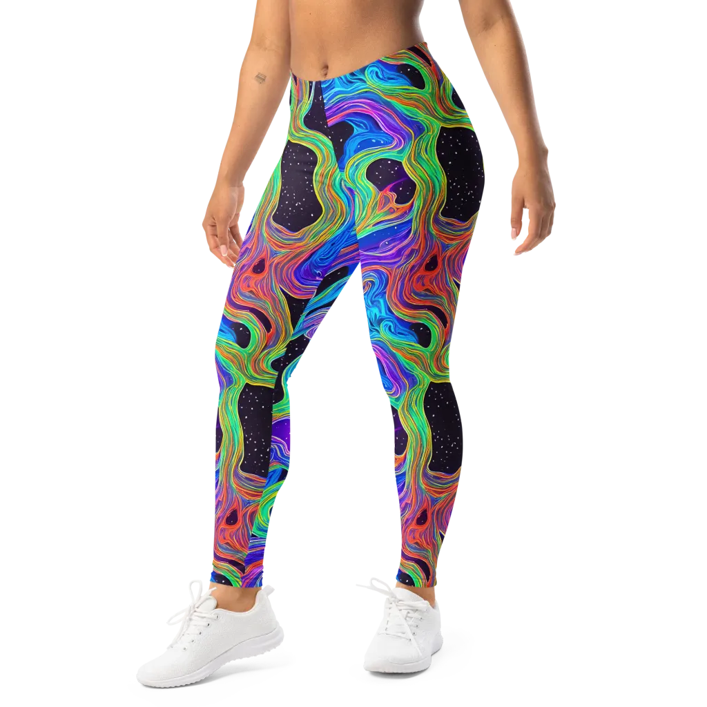 Infinite Chromatics on Leggings — Left Front