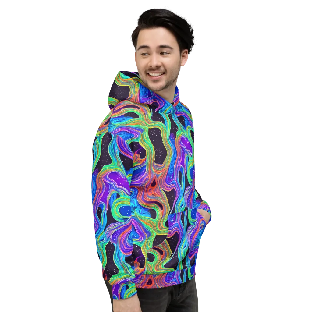 Infinite Chromatics on Hoodie — Right
