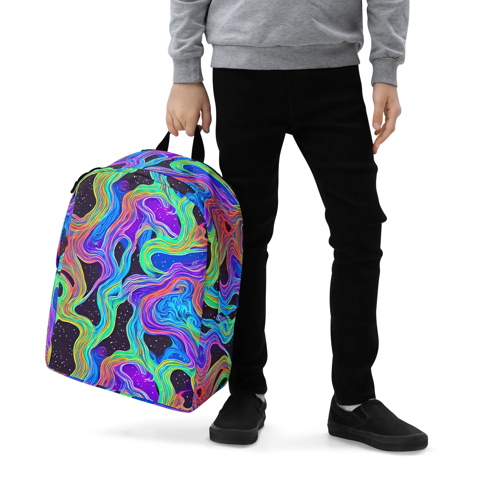 Infinite Chromatics on Minimalist Backpack — Zoomed-in