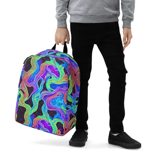 Infinite Chromatics on a Minimalist Backpack