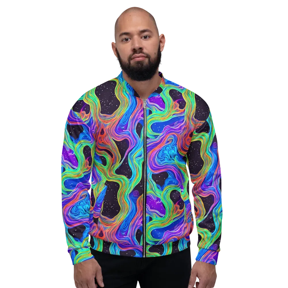 Infinite Chromatics on Bomber Jacket — Front