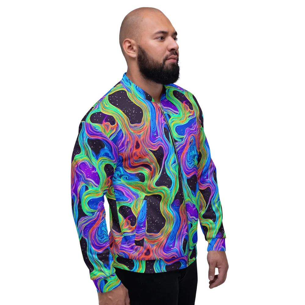 Infinite Chromatics on Bomber Jacket — Right