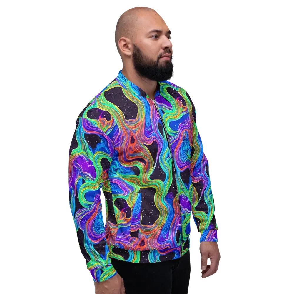 Infinite Chromatics on Bomber Jacket — Right