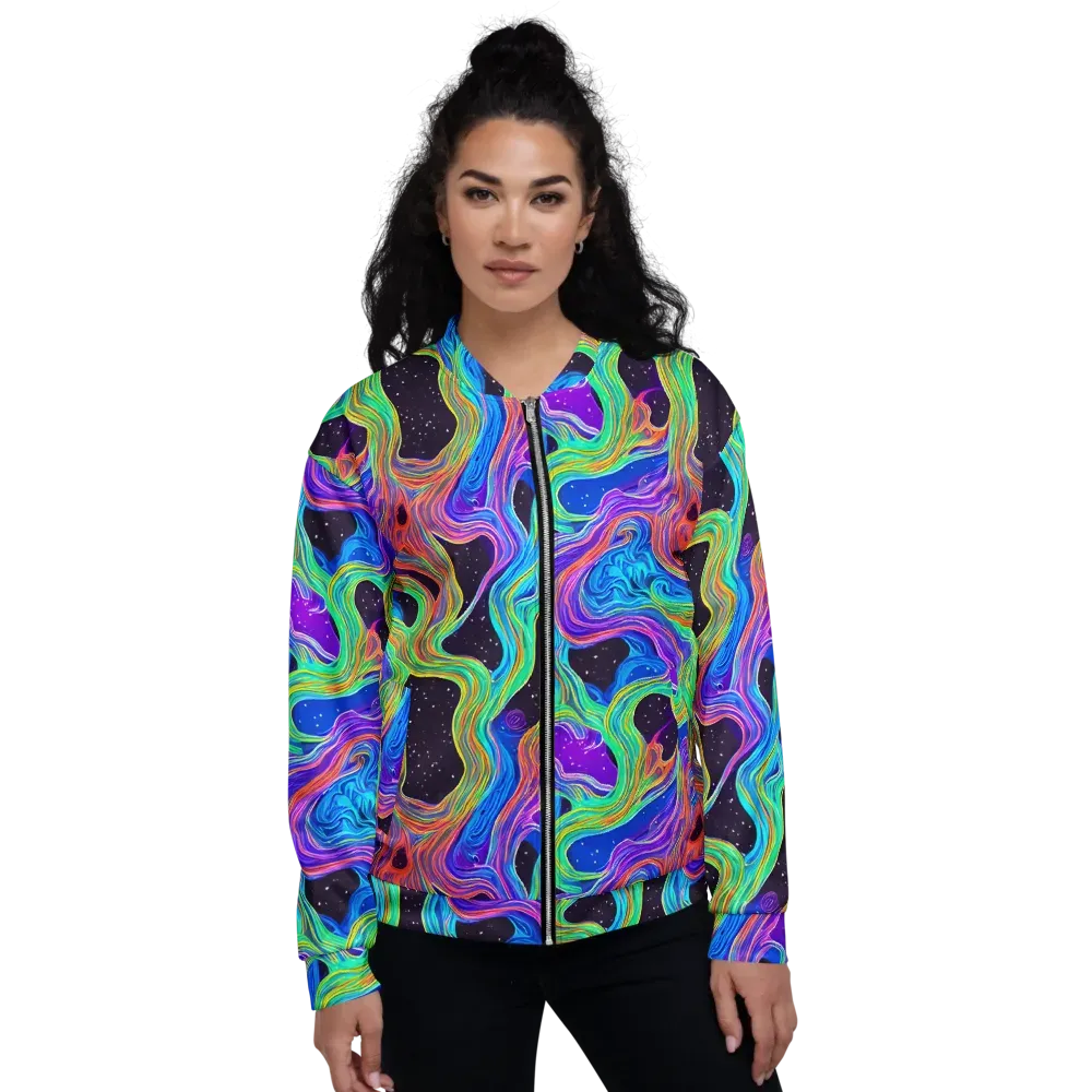 Infinite Chromatics on Bomber Jacket — Front
