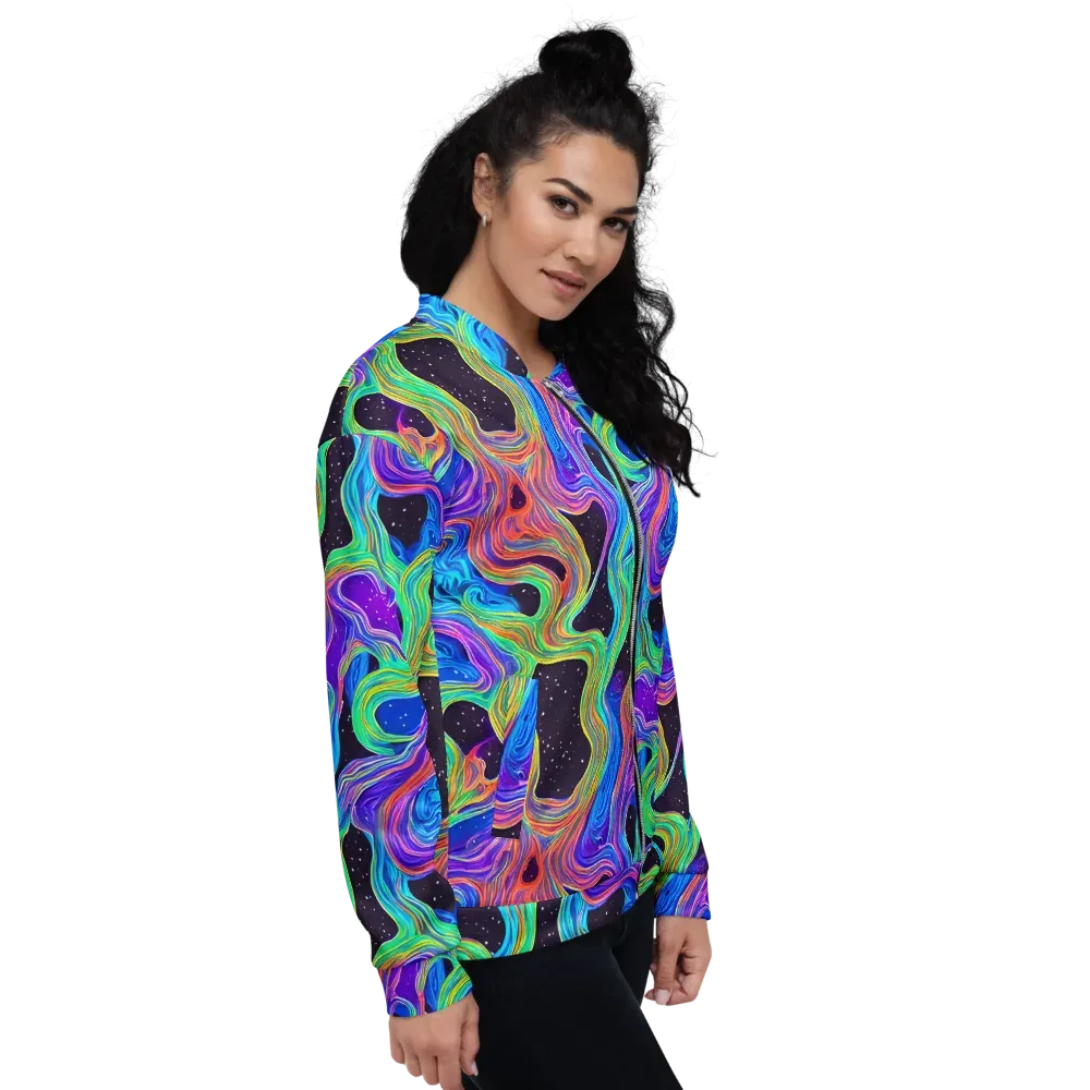 Infinite Chromatics on Bomber Jacket — Right