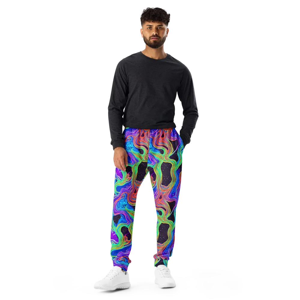 Infinite Chromatics on Men's Joggers — Front