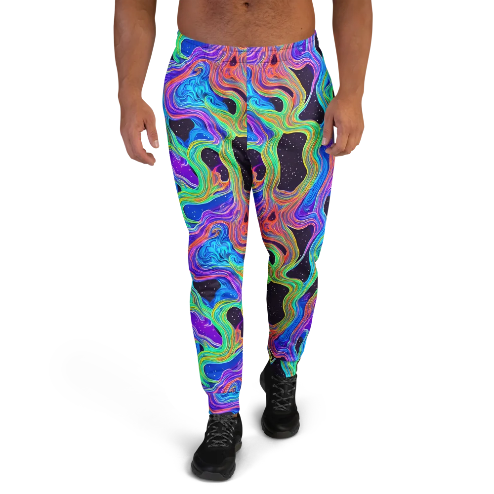 Infinite Chromatics on Men's Joggers — Front