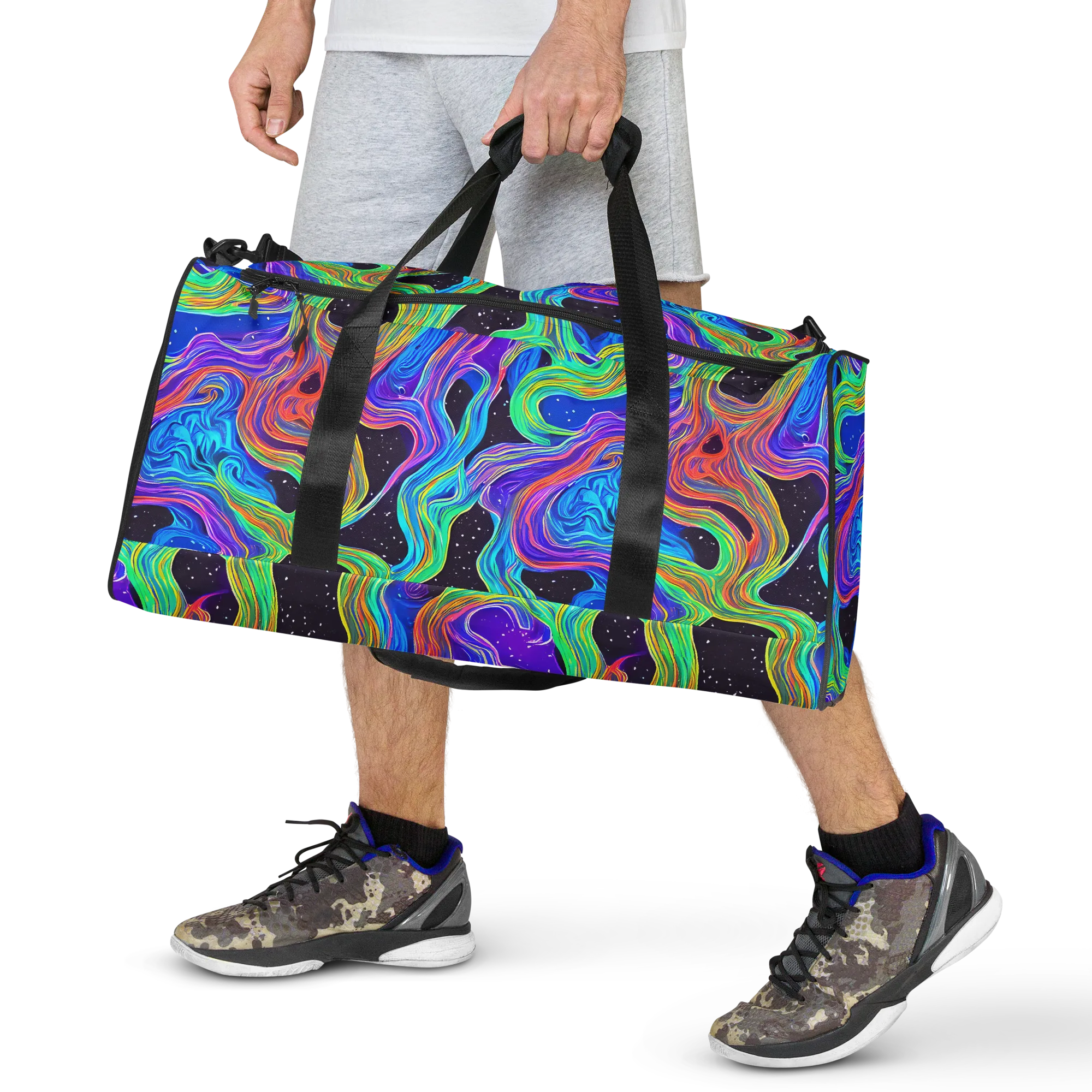 Infinite Chromatics on Duffle Bag — Front