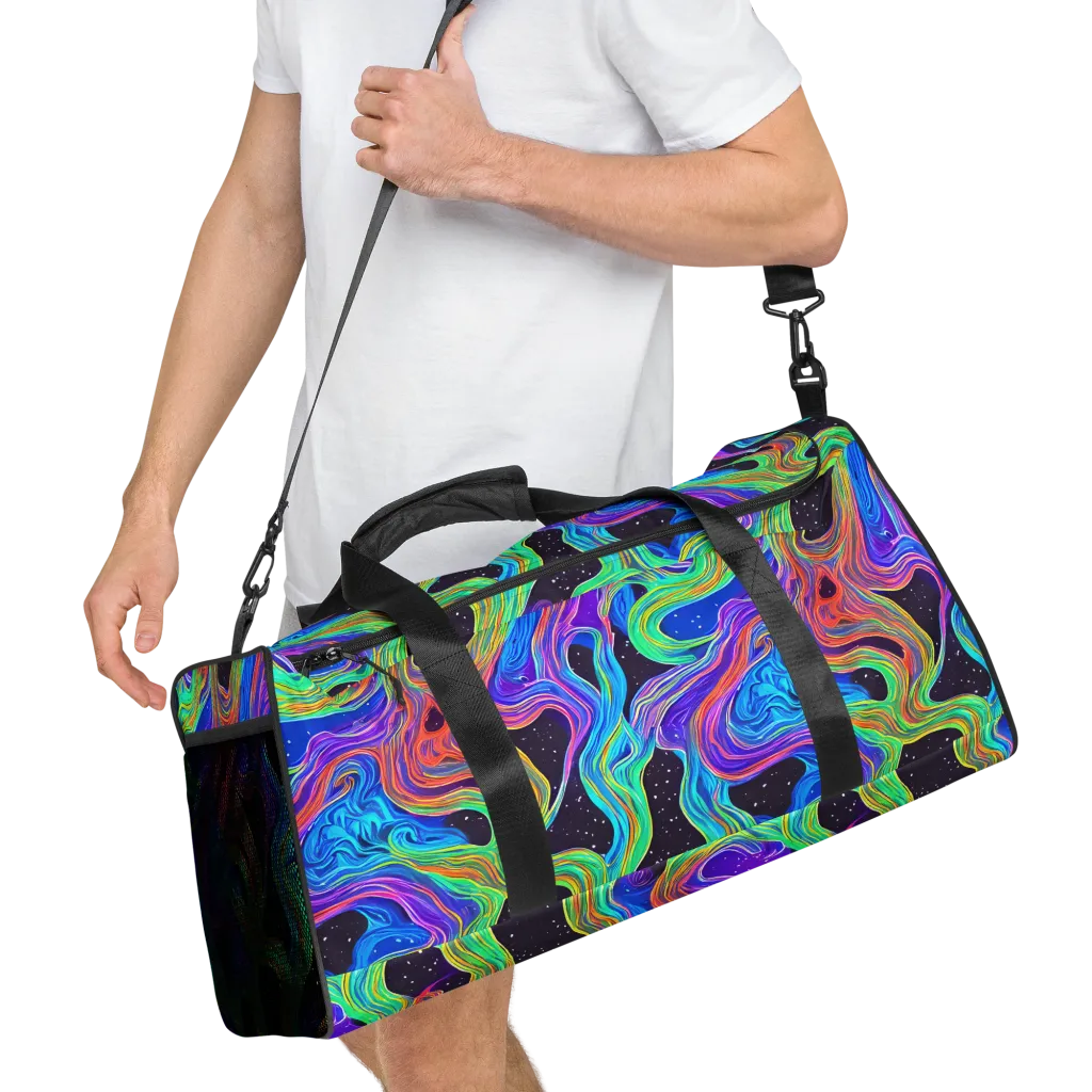Infinite Chromatics on Duffle Bag — Right Front