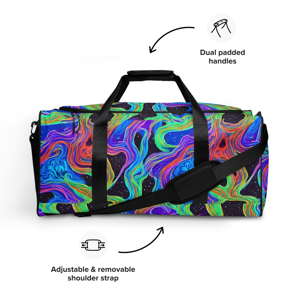 Infinite Chromatics on Duffle Bag — Front