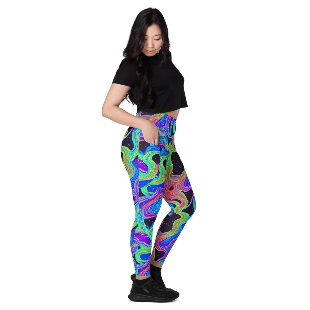 Infinite Chromatics on Leggings with Pockets — Right