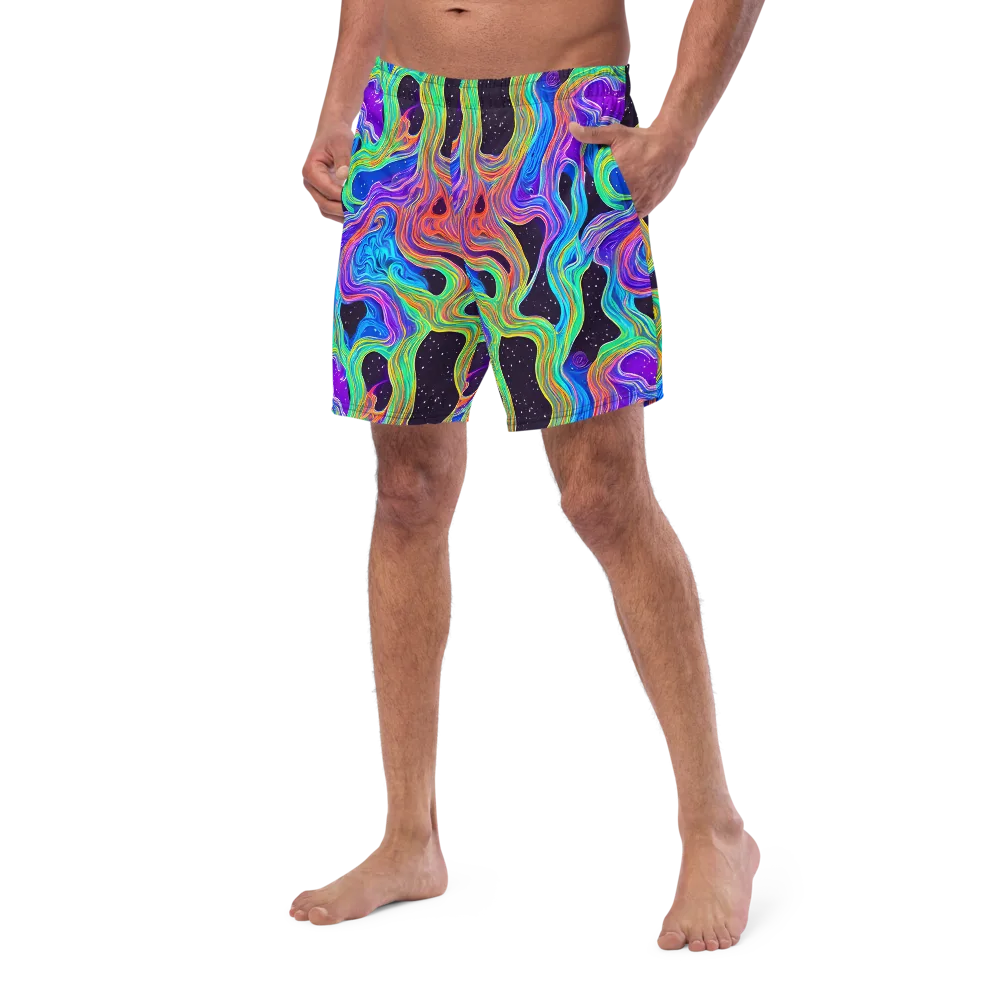 Infinite Chromatics on Swim Trunks — Left Front