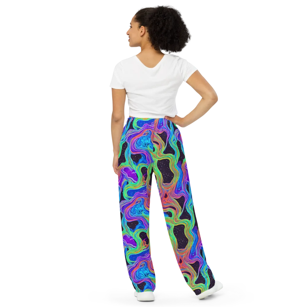 Infinite Chromatics on Wide-Leg Pants — Back