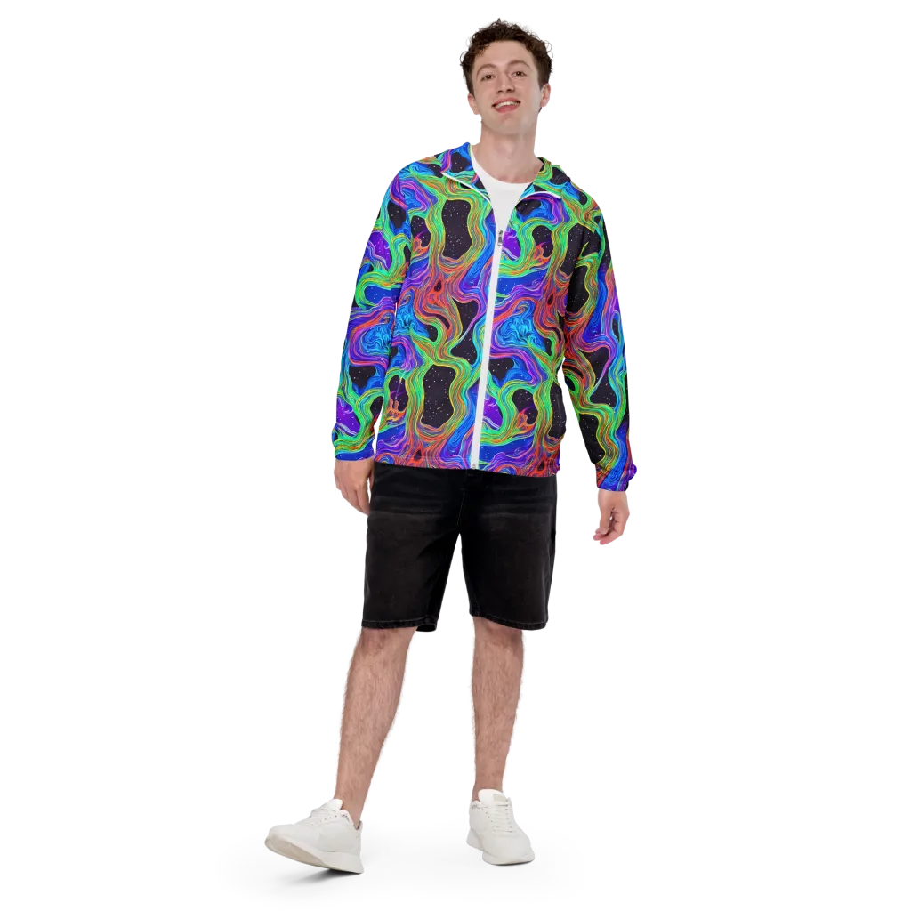 Infinite Chromatics on Men's Windbreaker — Front