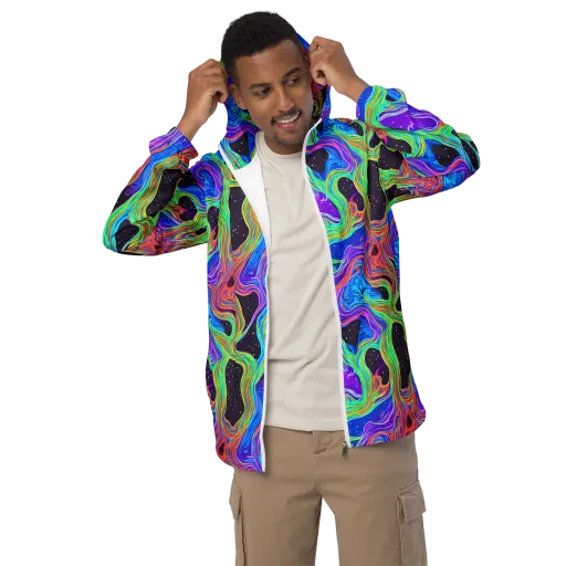 Infinite Chromatics on a Men's Windbreaker