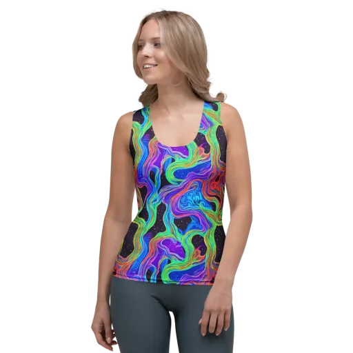 Infinite Chromatics on a Women's Tank Top