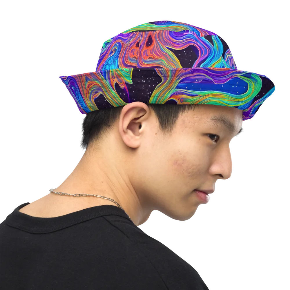 Infinite Chromatics on Reversible Bucket Hat — Right Outside