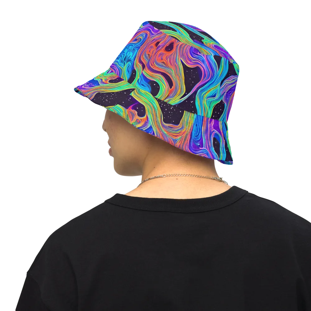 Infinite Chromatics on Reversible Bucket Hat — Back Inside