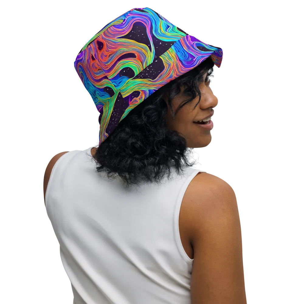 Infinite Chromatics on Reversible Bucket Hat — Right Outside