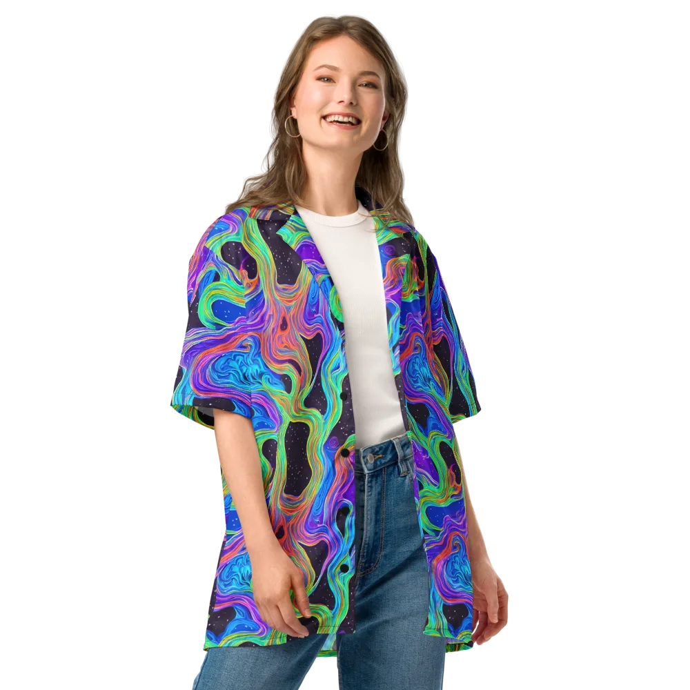 Infinite Chromatics on Button Shirt — Front
