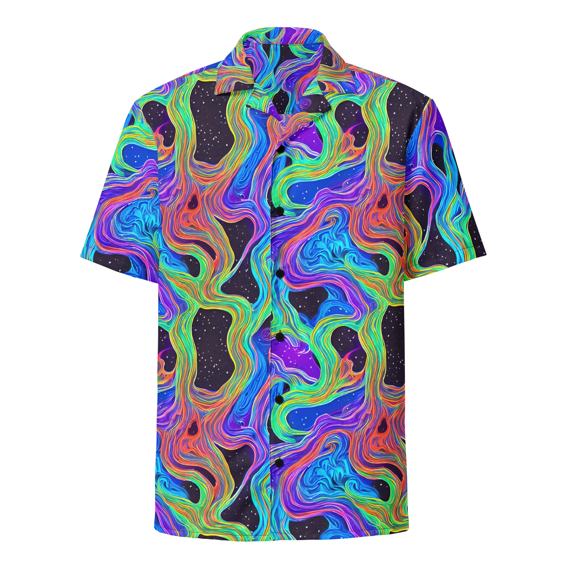 Infinite Chromatics on Button Shirt — Front