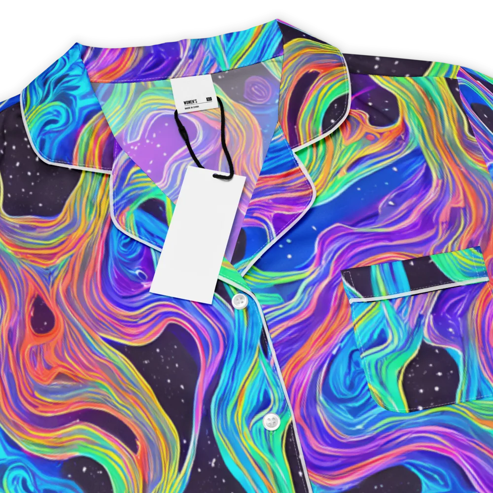 Infinite Chromatics on Women's Short Sleeve Pajama Top — Product details