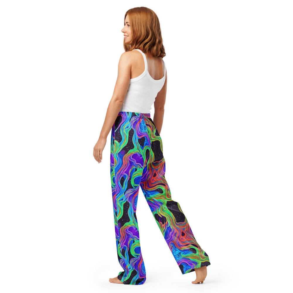 Infinite Chromatics on Women's Pajama Pants — Back
