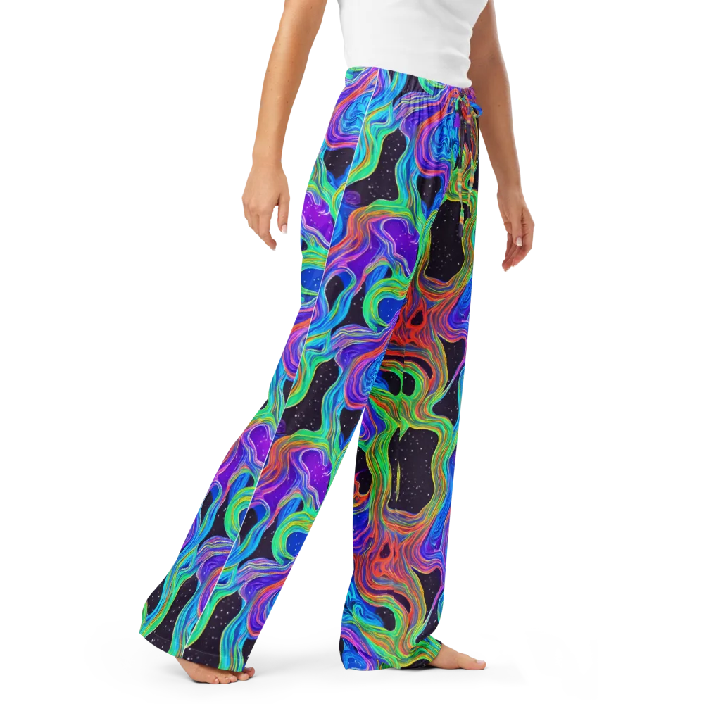 Infinite Chromatics on Women's Pajama Pants — Right Front