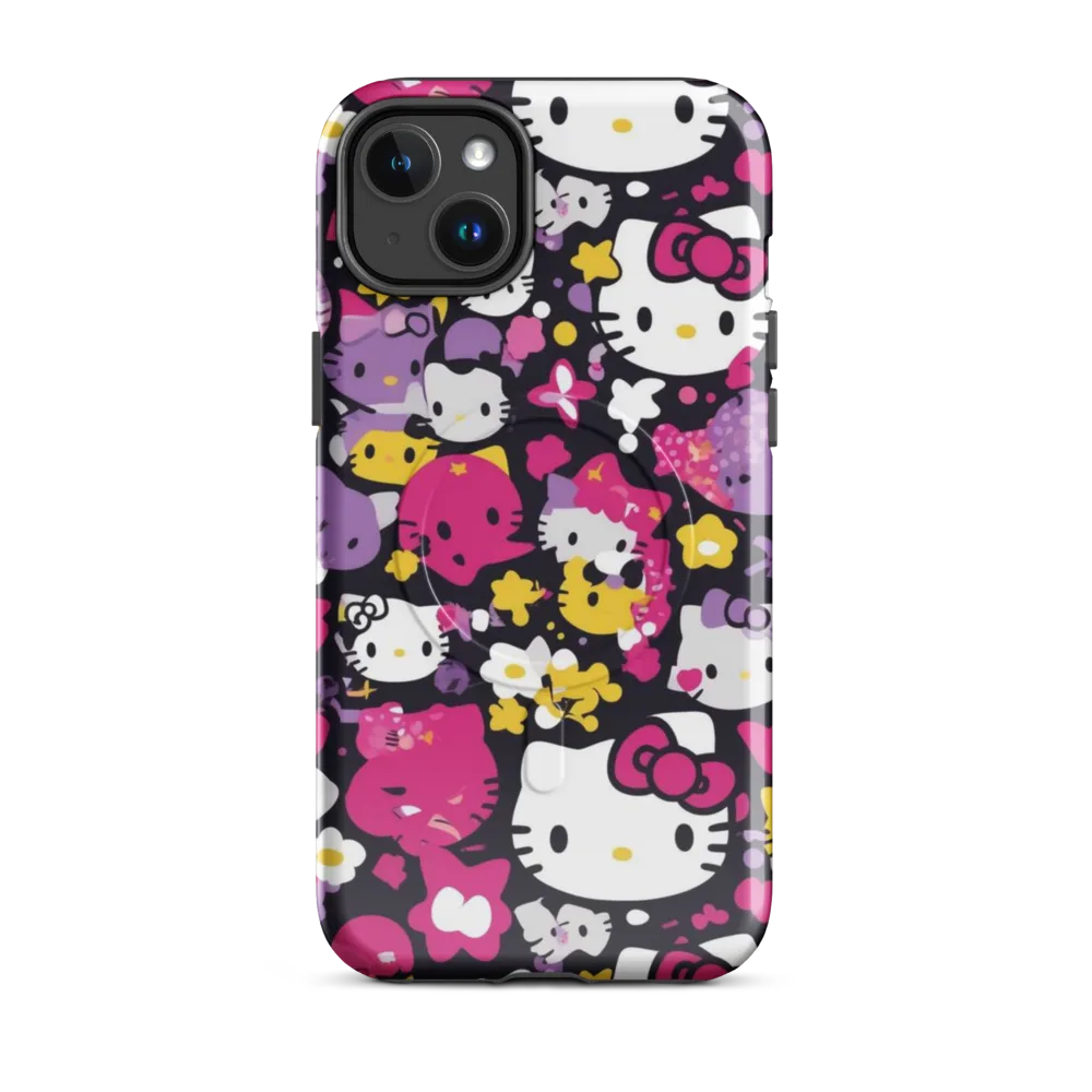Neon Kitty Carnival on MagSafe Tough Case for iPhone® — Front