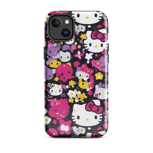 Neon Kitty Carnival on a MagSafe Tough Case for iPhone®