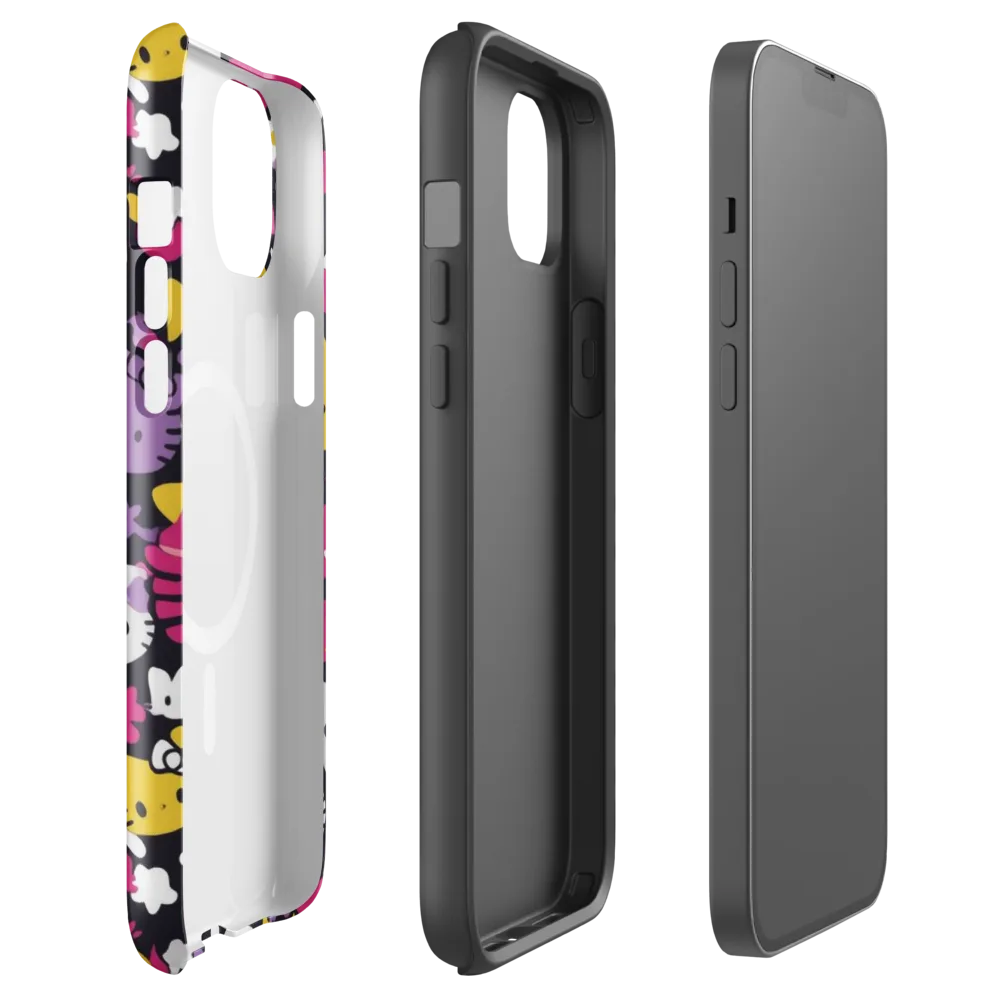Neon Kitty Carnival on MagSafe Tough Case for iPhone® — Front