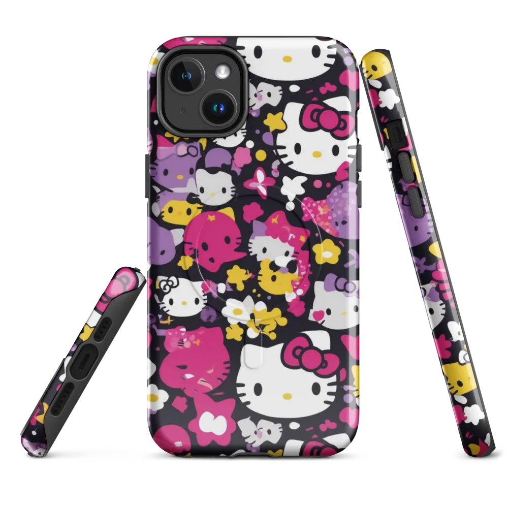 Neon Kitty Carnival on MagSafe Tough Case for iPhone® — Front
