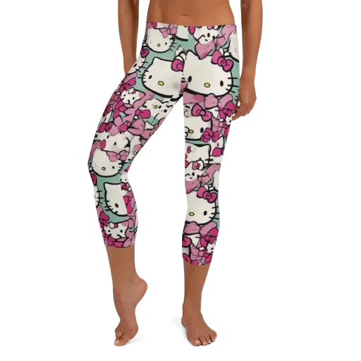 Bowberry Parade on a Capri Leggings
