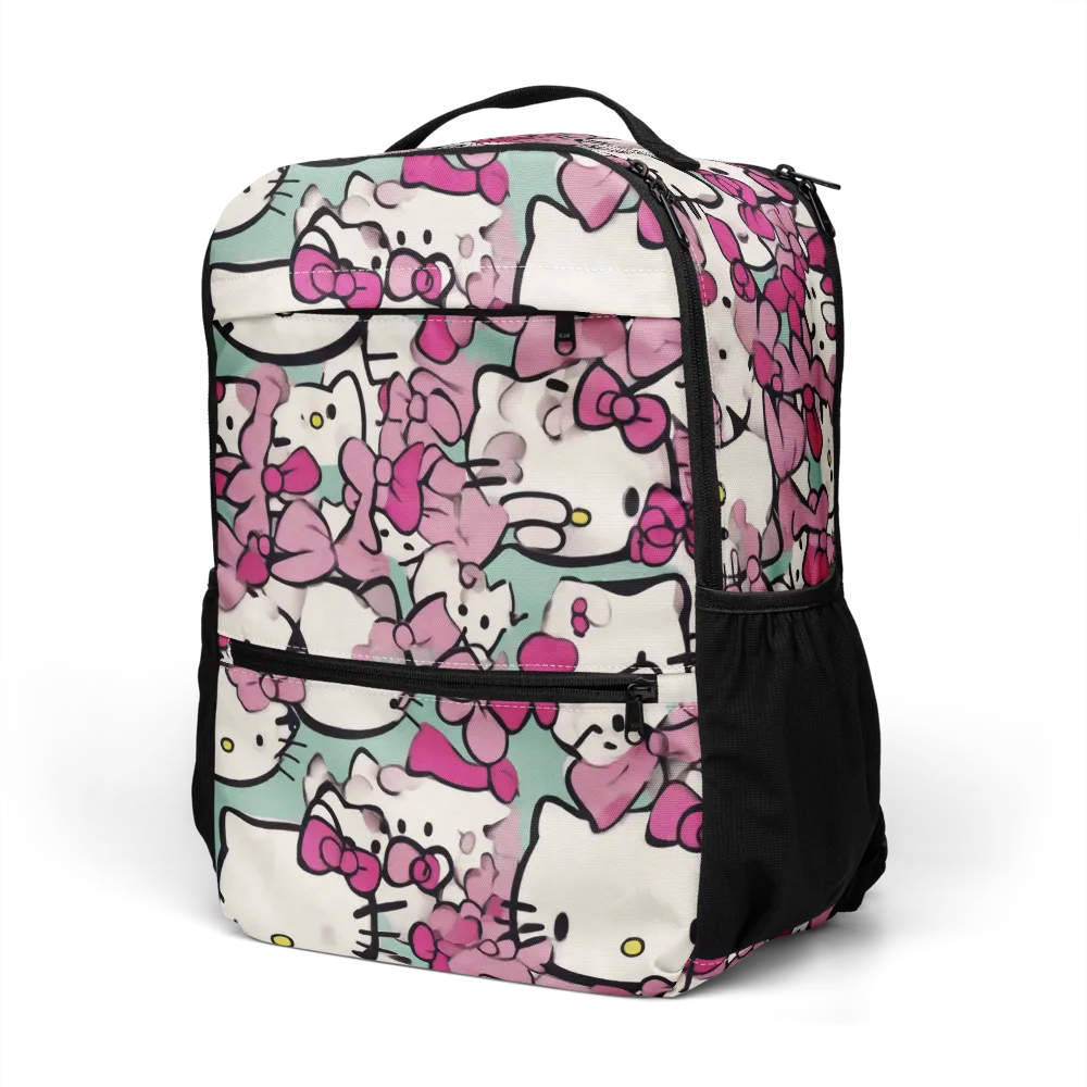 Bowberry Parade on Utility Backpack — Left Front