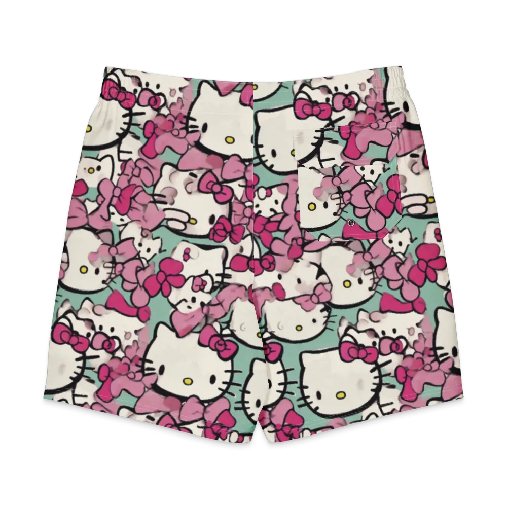 Bowberry Parade on Men's Board Shorts — Back