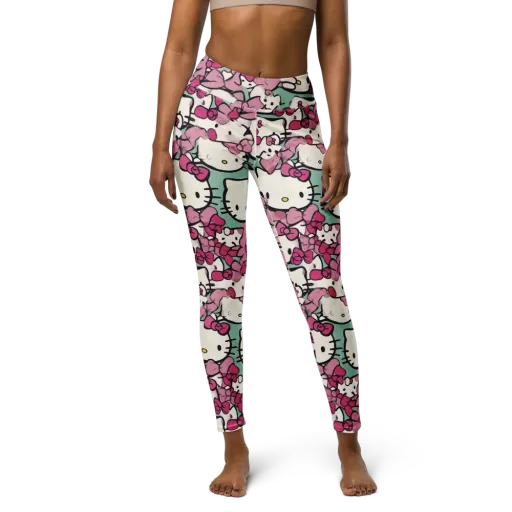 Bowberry Parade on a Yoga Leggings