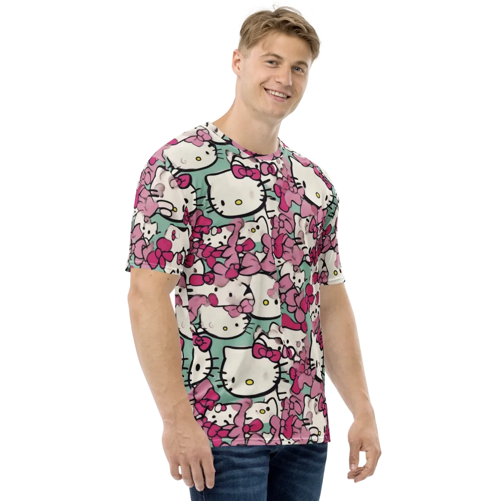 Bowberry Parade on Men's Crew Neck T-Shirt — Right
